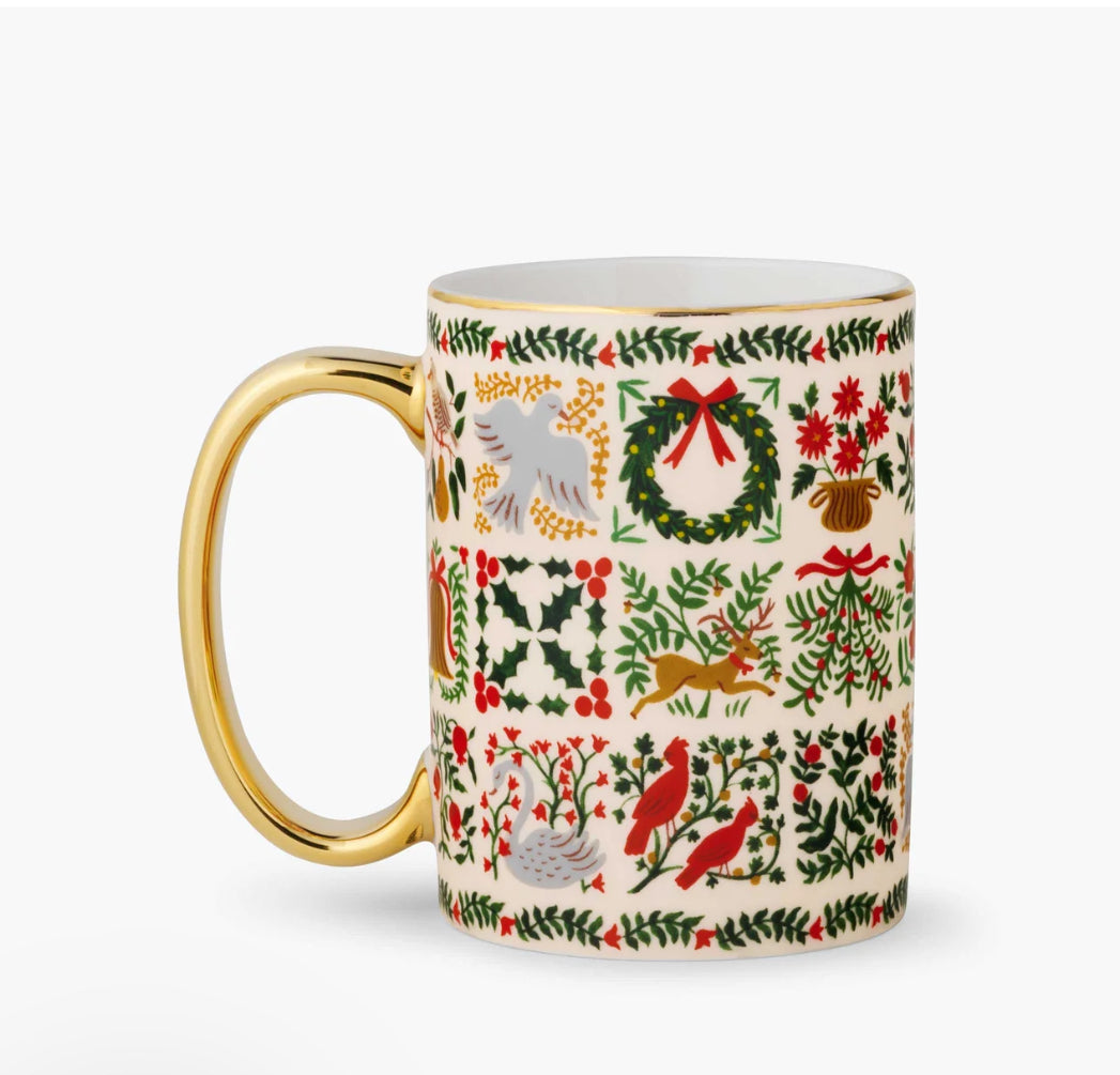 Rifle Paper Co. "Christmastide" Porcelain Mug
