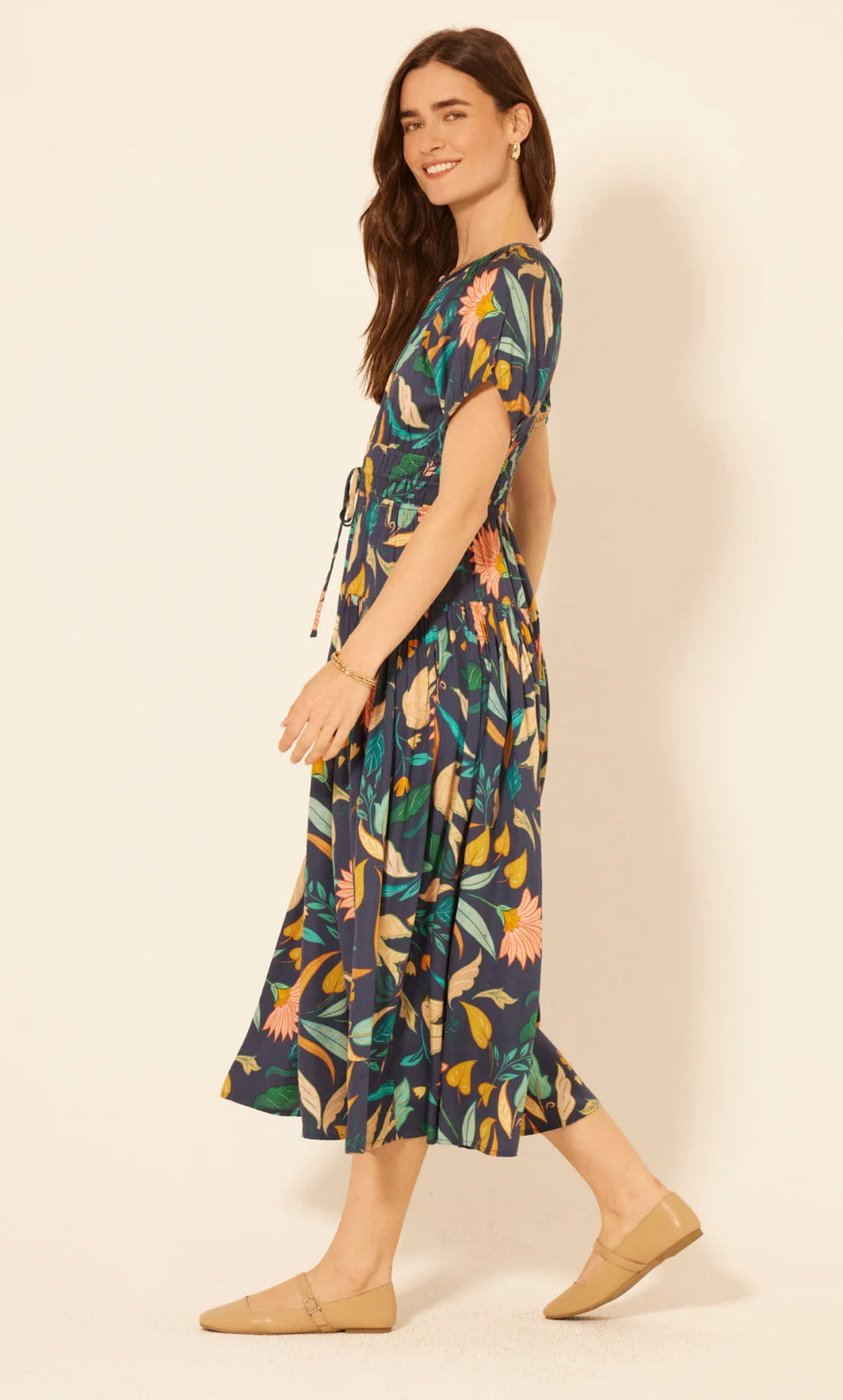 Bila 77 "Hidden Oaks" Dress-Navy Meadowbrook