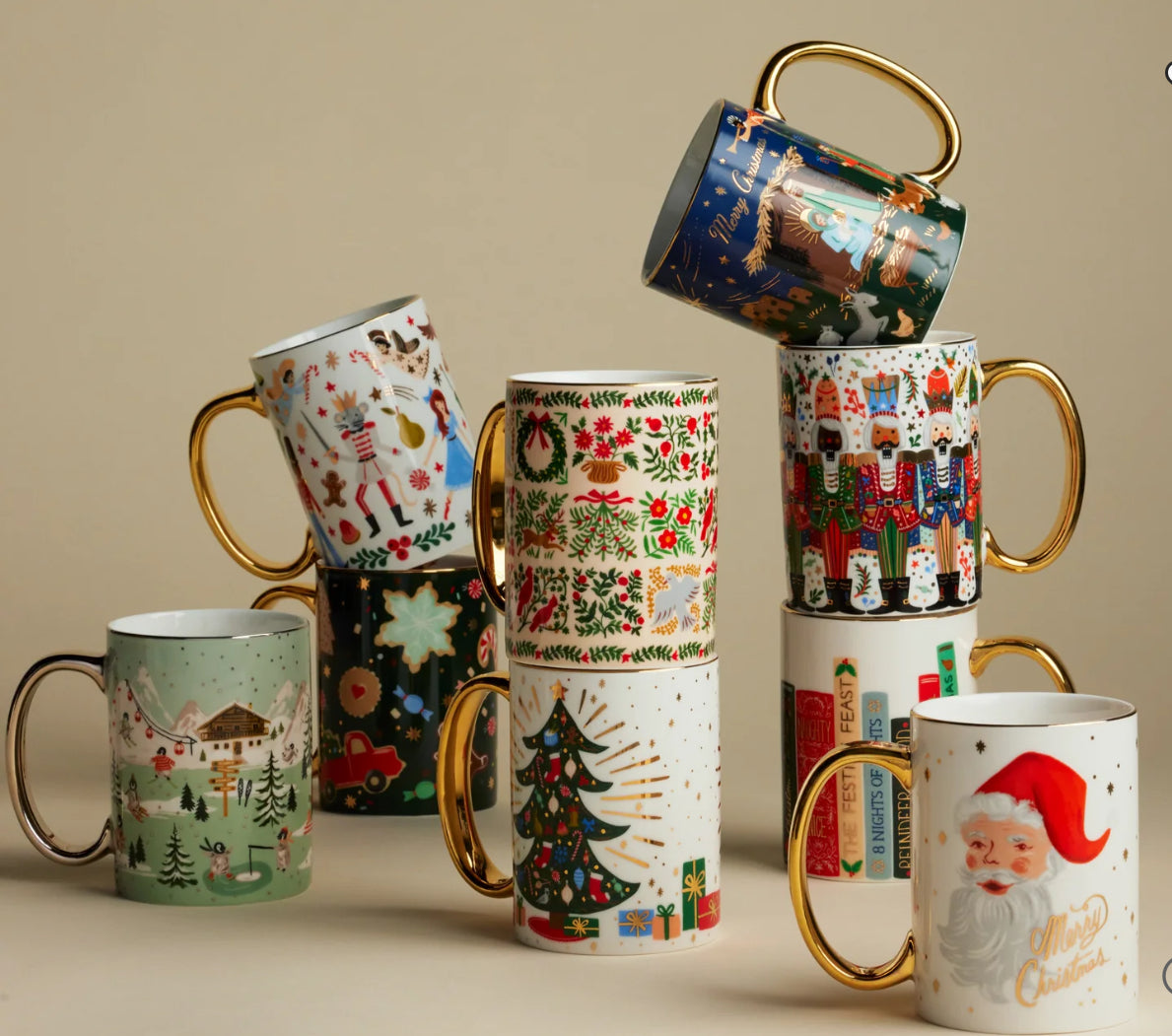 Rifle Paper Co. "Christmastide" Porcelain Mug