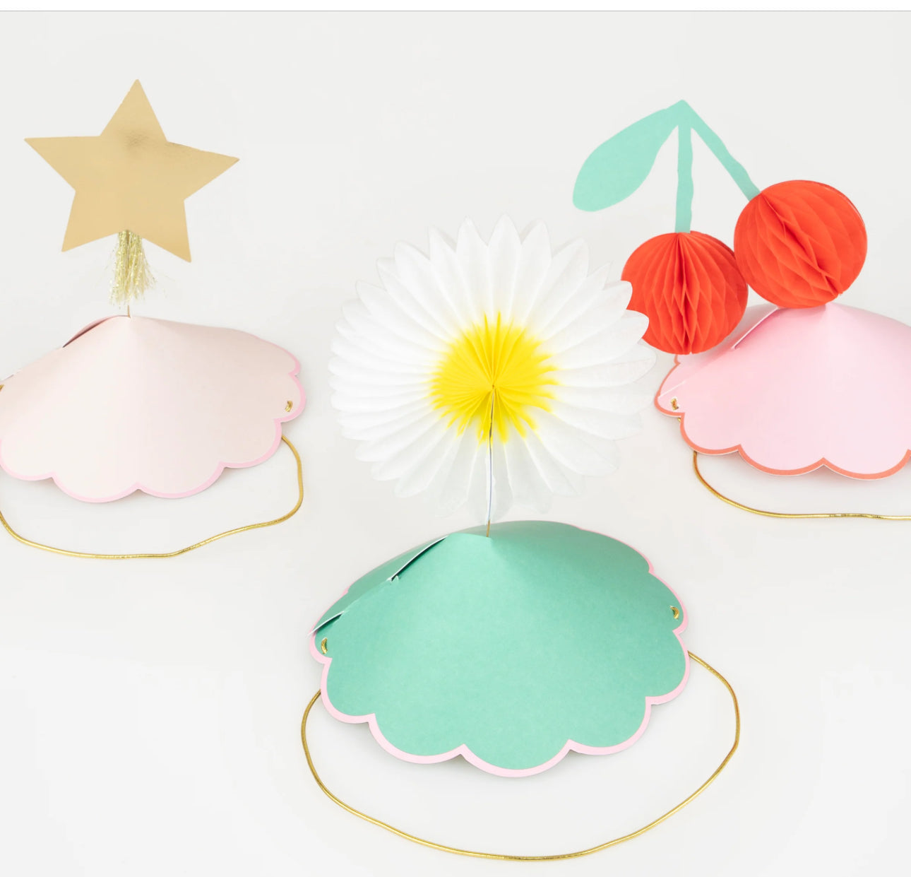 Meri Meri "Happy Icons" Party Hats (pack of 6)