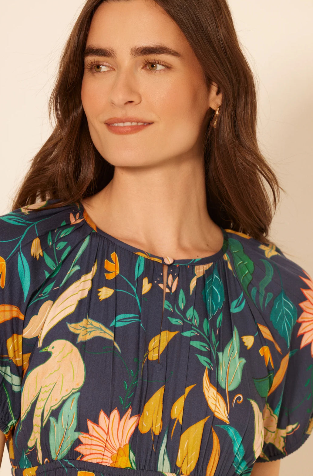 Bila 77 "Hidden Oaks" Dress-Navy Meadowbrook