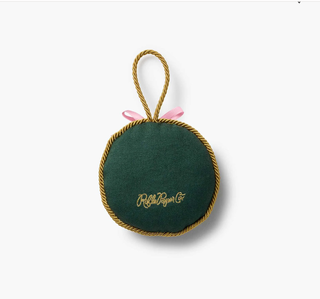 Rifle Paper Co. "Angel" Embroidered Ornament