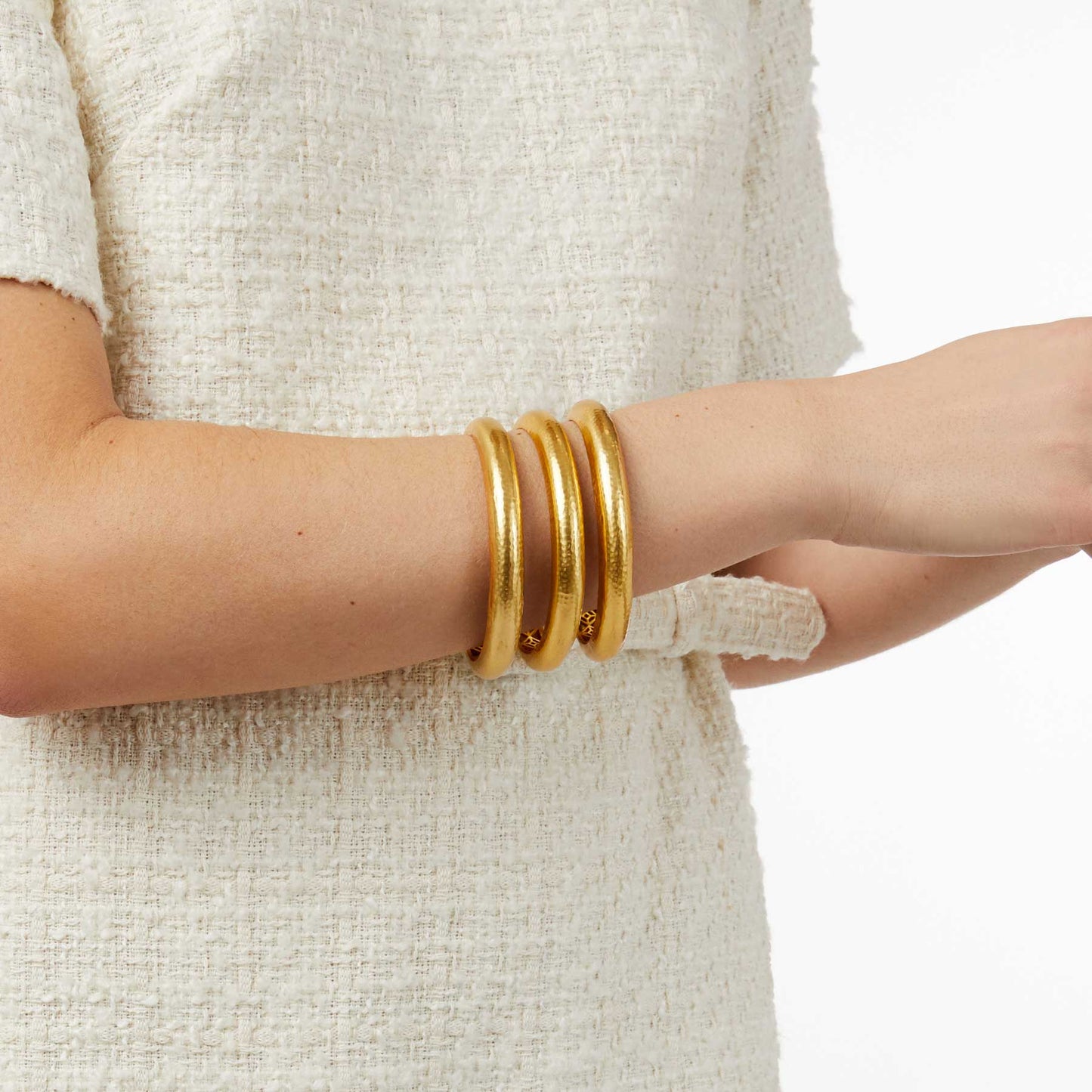 Julie Vos “Havana” Statement Bangle-Gold