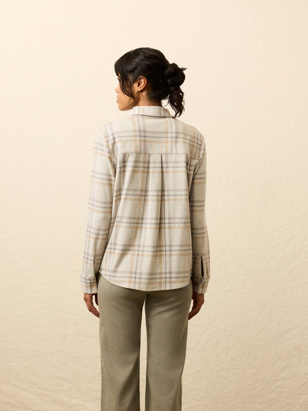 Faherty Legend™ Classic Sweater Shirt - Sandy Trails Plaid