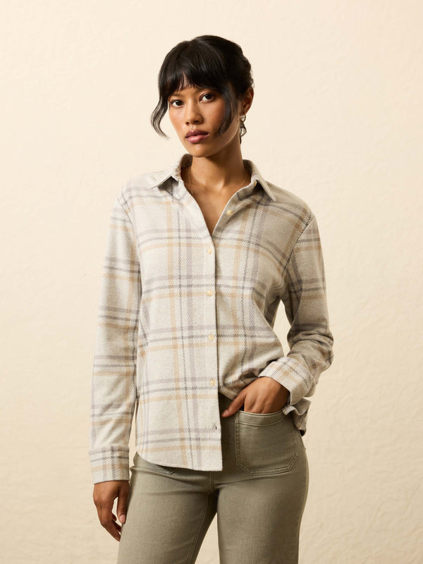 Faherty Legend™ Classic Sweater Shirt - Sandy Trails Plaid