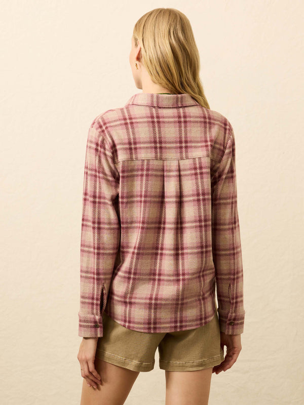 Faherty Legend™ Classic Sweater Shirt - Berry Coast Plaid