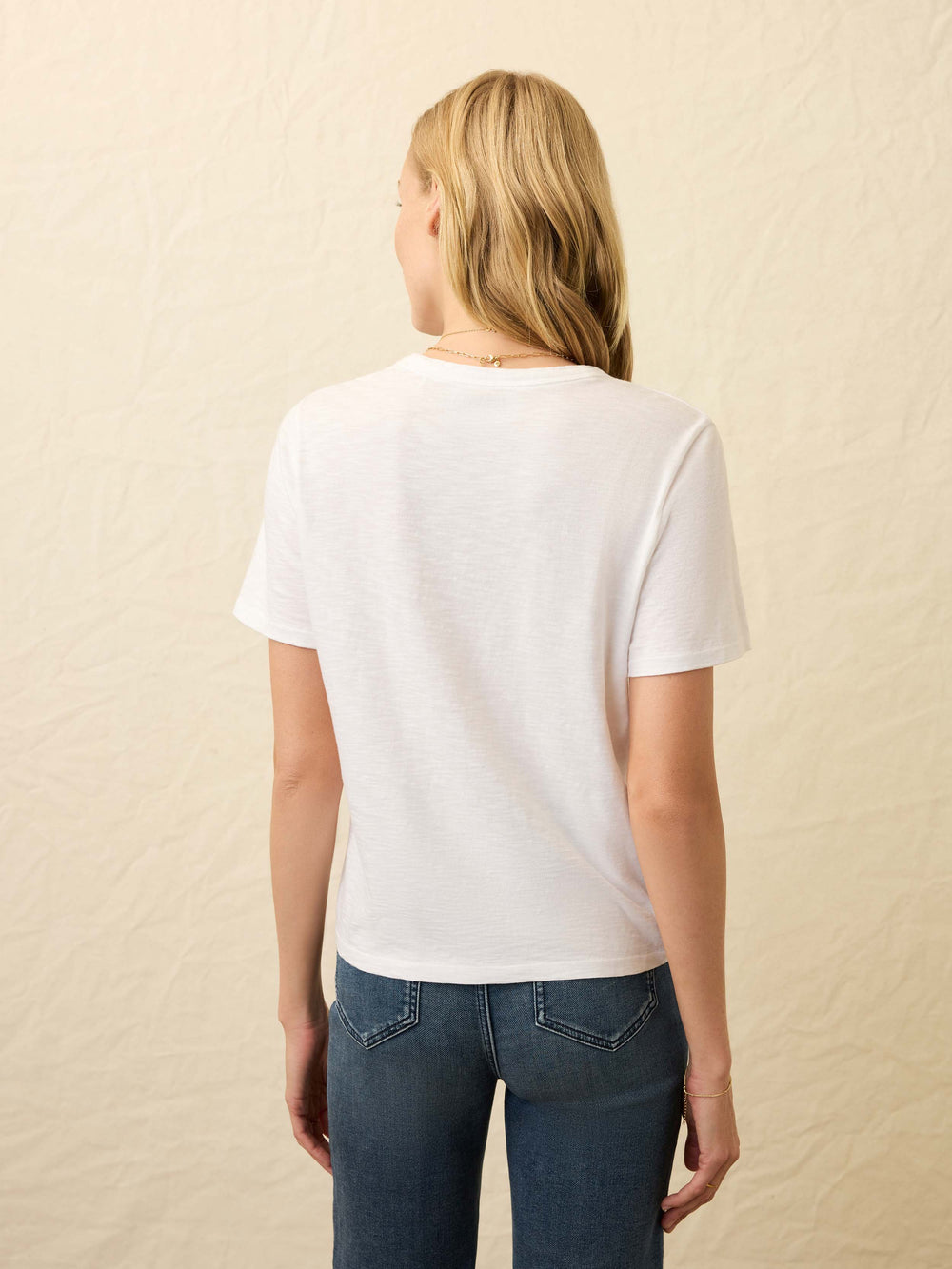 Faherty Sunwashed Essential Tee-White