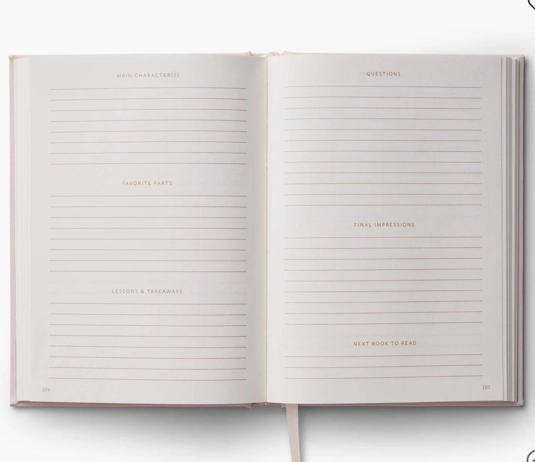 Rifle Paper Co. "Book Club" Embroidered Book Journal