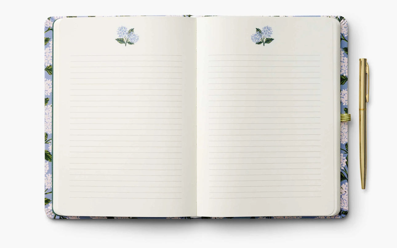Rifle Paper Co. "Hydrangea" Journal with Pen