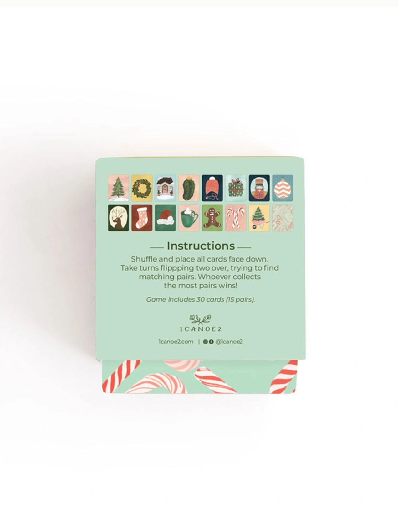1 Canoe 2 "Holly Jolly" Memory Game