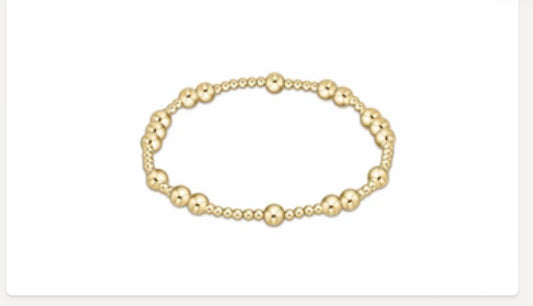 Enewton "Hope Unwritten" 5mm Bead Bracelet-Gold (BHOPUNWG5)