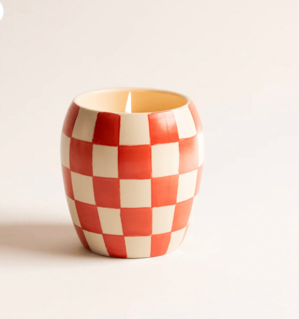 Paddywax Checkmate 11 oz Candle - Rose + Santal