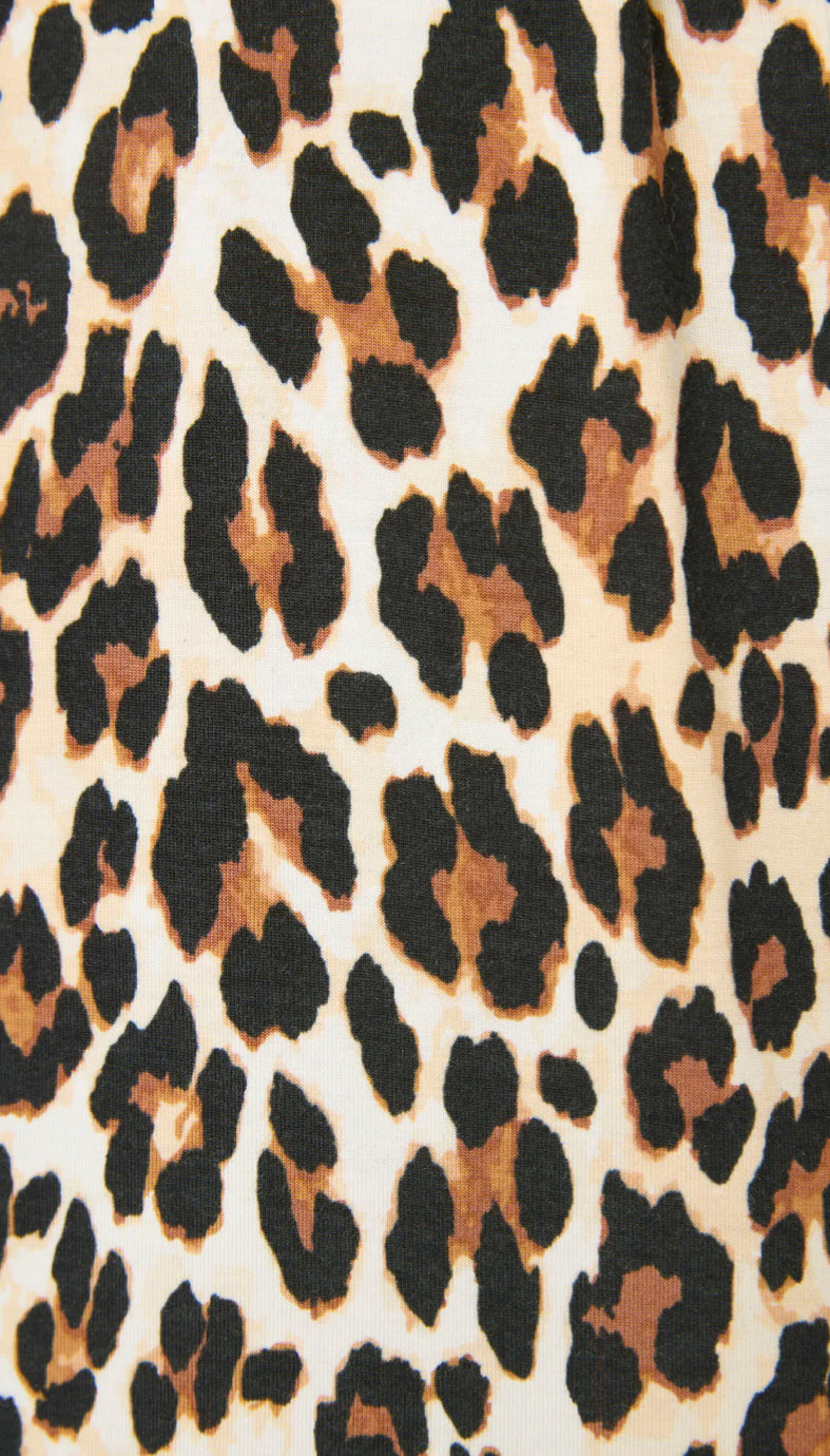 PJ Salvage "Holiday Dreams" Leopard Print Pants