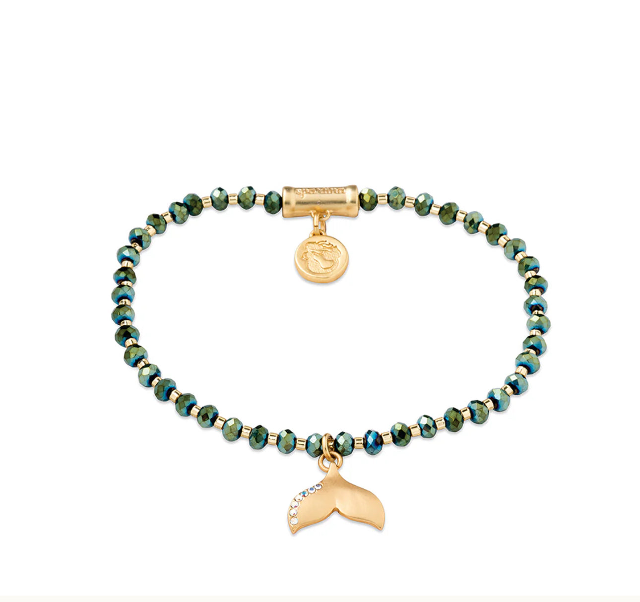 Spartina 449 Twinkle Stretch Bracelet-Deep Teal/Tail
