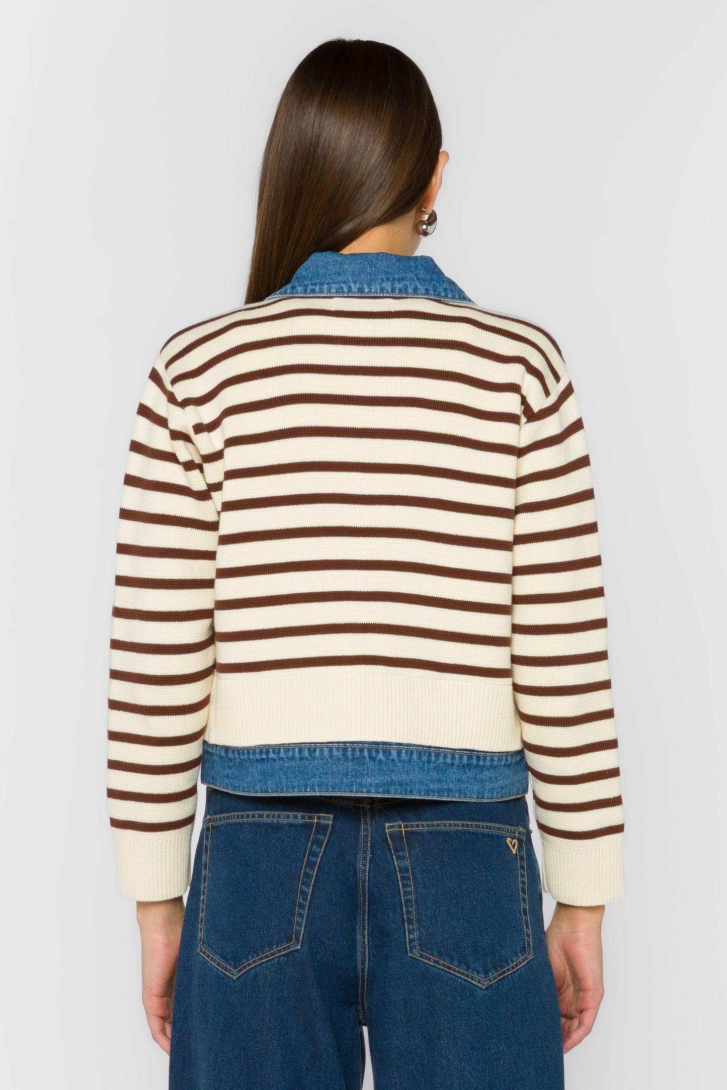Velvet Heart "Francis" Striped Jacket-Cloves