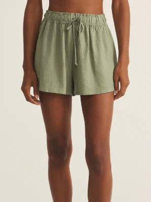 Z Supply Perfect Linen Short-Avocado