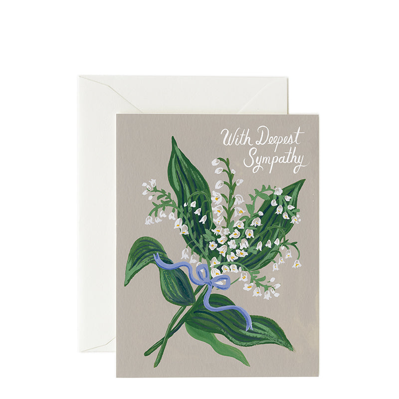 Rifle Paper Co. "Lily of the Valley" Sympathy Card
