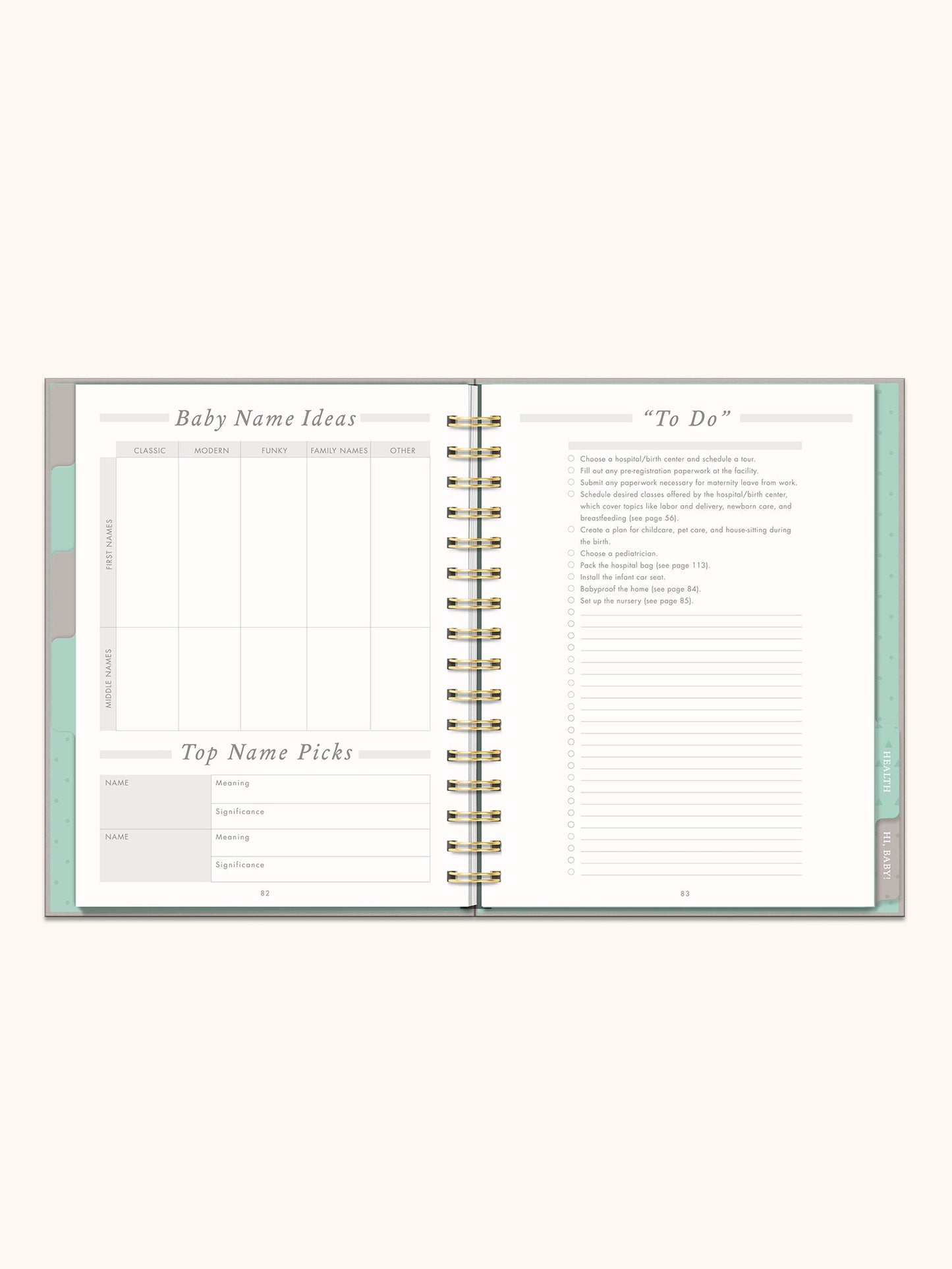 Studio Oh! "Countdown to Baby" Journal & Planner