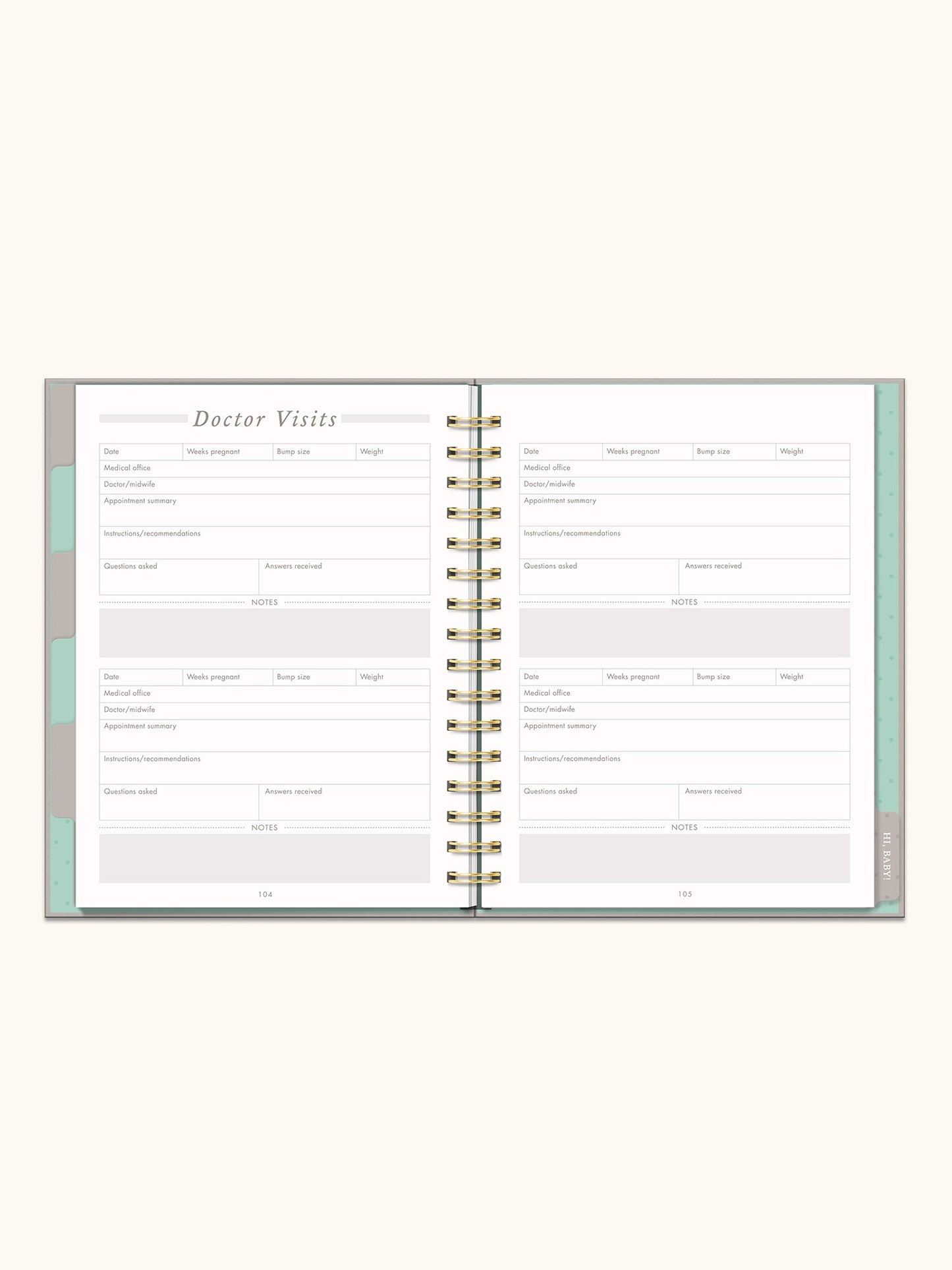 Studio Oh! "Countdown to Baby" Journal & Planner
