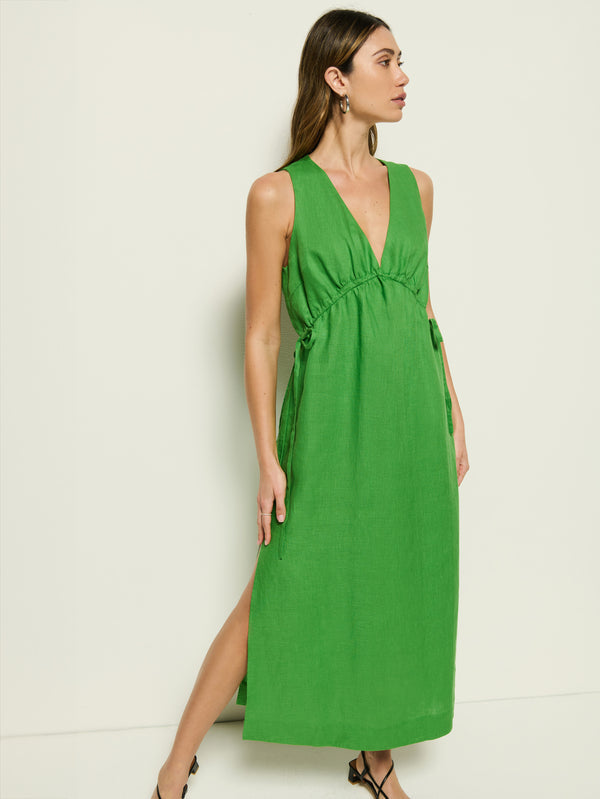 Nation LTD “Haydee” Midi Dress - Lime