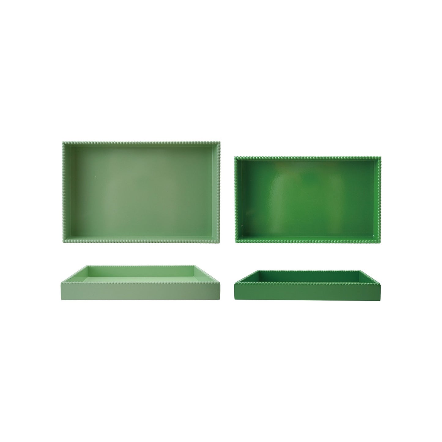 Hazel Mazel Decorative Rectangle Tray- 2 Colors