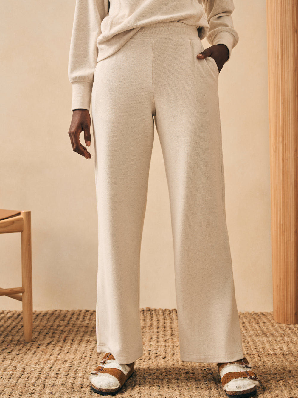Faherty Legend™ Lounge Wide Leg Pant-Off White – Adelaide's Boutique