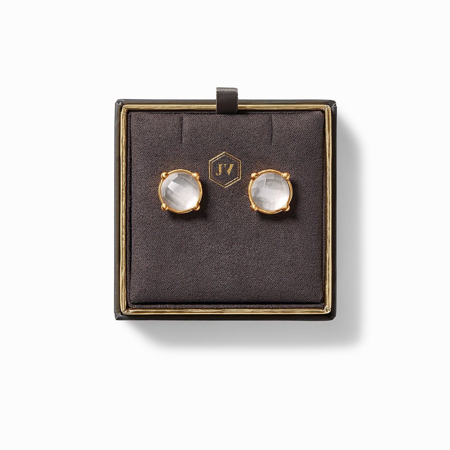 Julie Vos “Honey” Stud-Obsidian Black