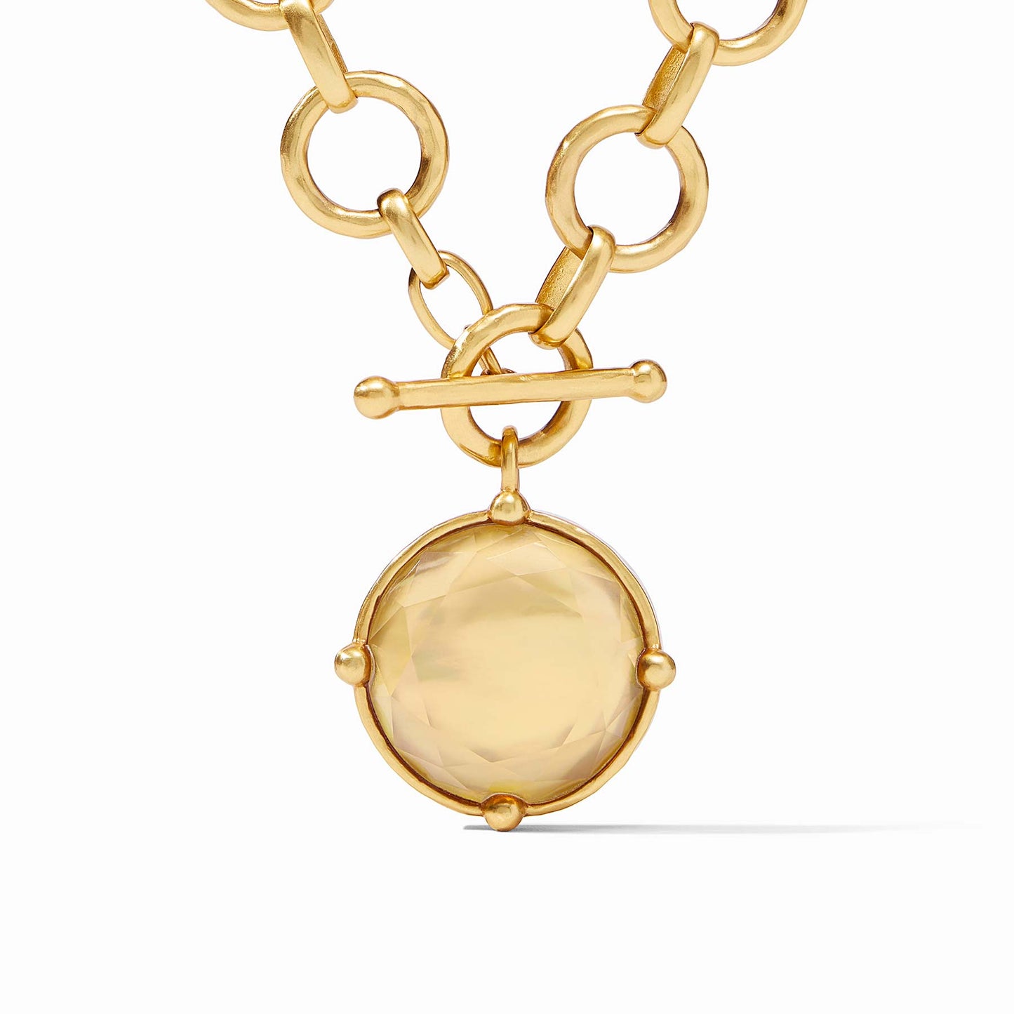 Julie Vos "Honeybee" Statement Necklace-Iridescent Champagne