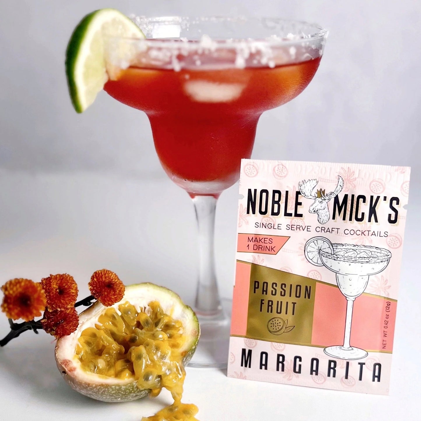 Noble Mick's "Passion Fruit" Margarita Single Serve Cocktail Mix