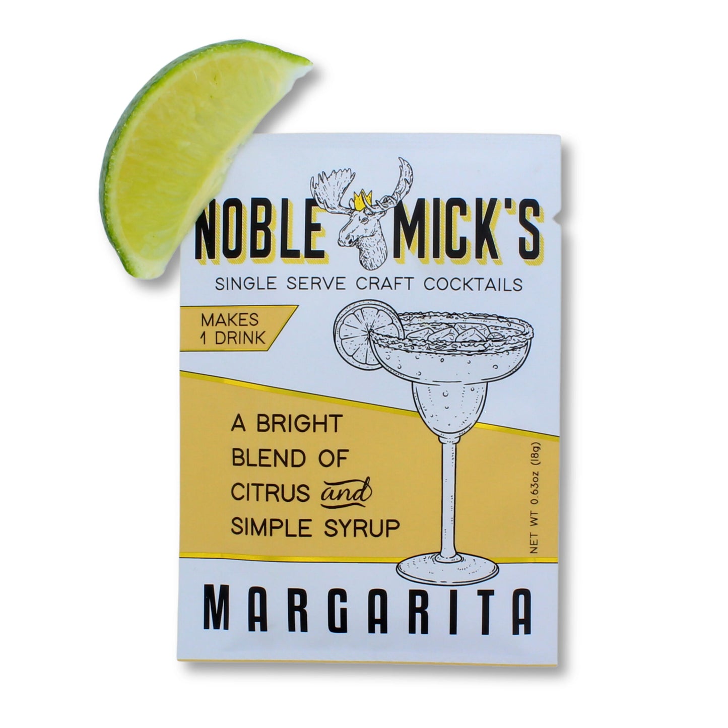 Noble Mick's "Original" Margarita Single Serve Cocktail Mix