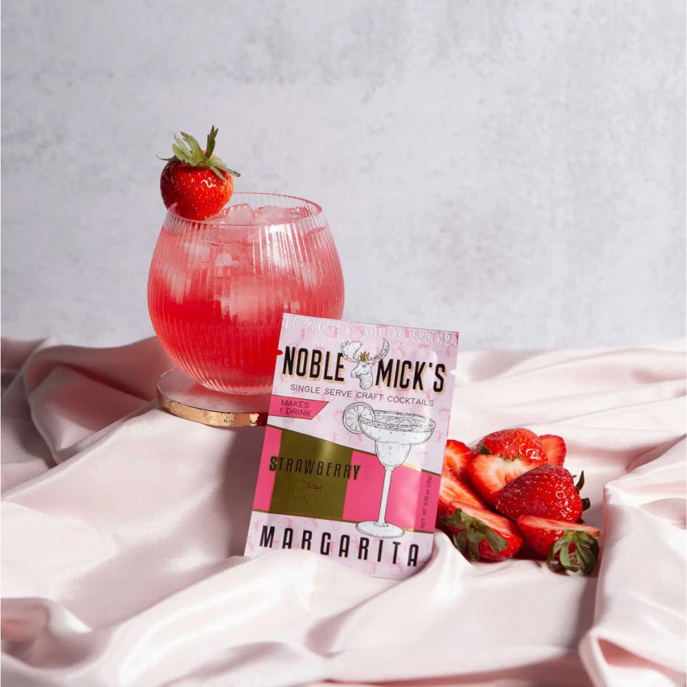 Noble Mick's "Strawberry" Margarita Single Serve Cocktail Mix