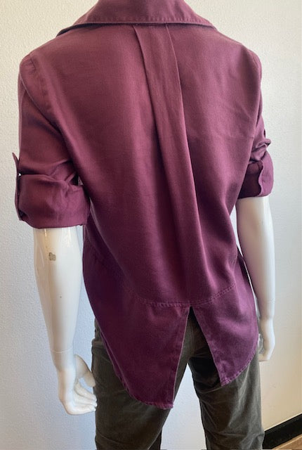 Velvet Heart "Riley" Rolled Tab Sleeve-Irish Plum