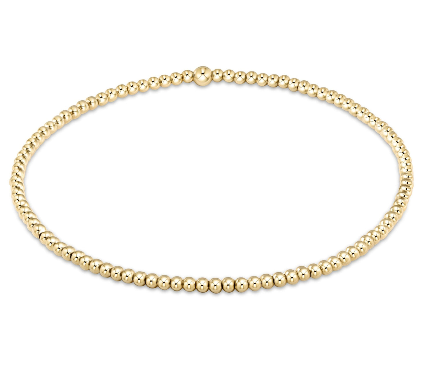 Enewton EGIRL “Classic” Gold 2mm Bead Bracelet (EGBCLG2)