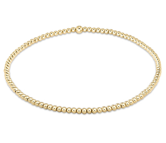 Enewton EGIRL “Classic” Gold 2mm Bead Bracelet (EGBCLG2)