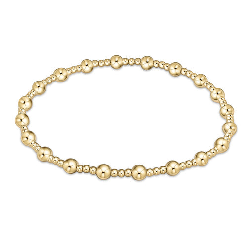 Enewton EGIRL "Classic Sincerity" Pattern 4mm Bracelet-Gold