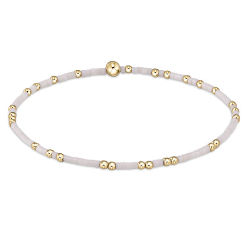 Enewton EGIRL "Hope Unwritten" Bracelet-White