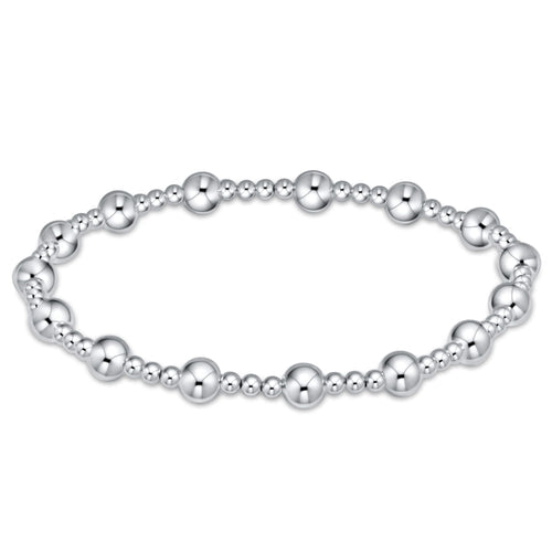 Enewton Extends "Classic Sincerity" Pattern 5mm Bracelet-Silver