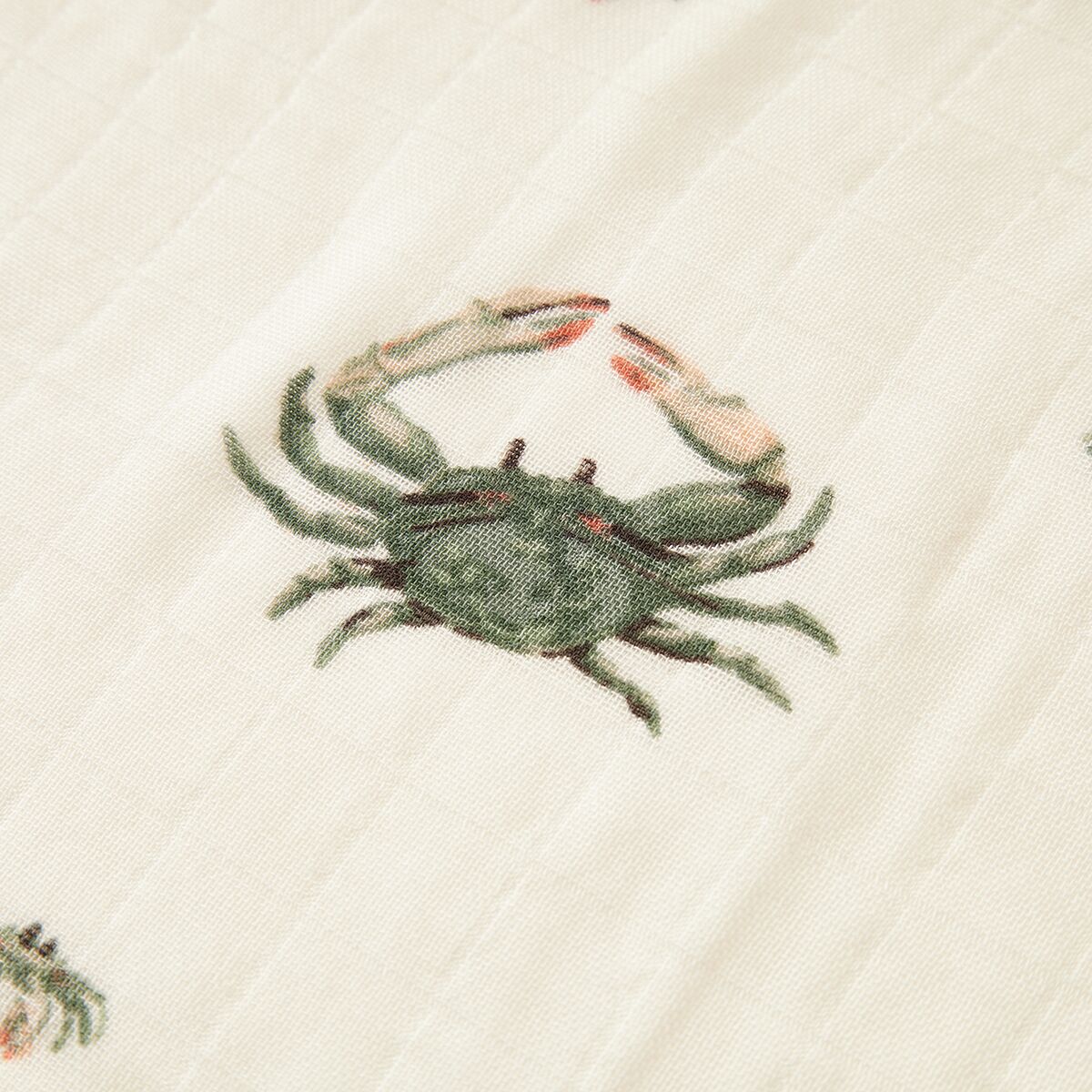 Milkbarn Kids "Coastal Crab" Bamboo Swaddle