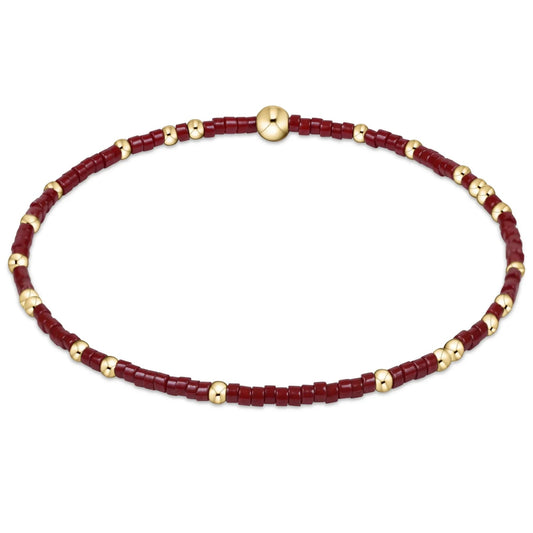Enewton Gameday "Hope Unwritten" Bracelet-Wine