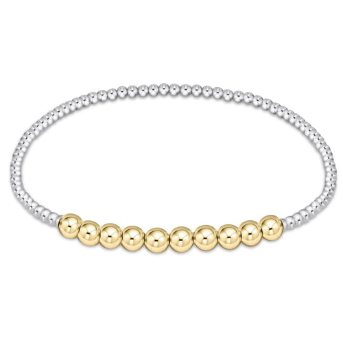 Enewton "Classic Beaded Bliss" 2mm Bead Bracelet - 4mm - Mixed Metal