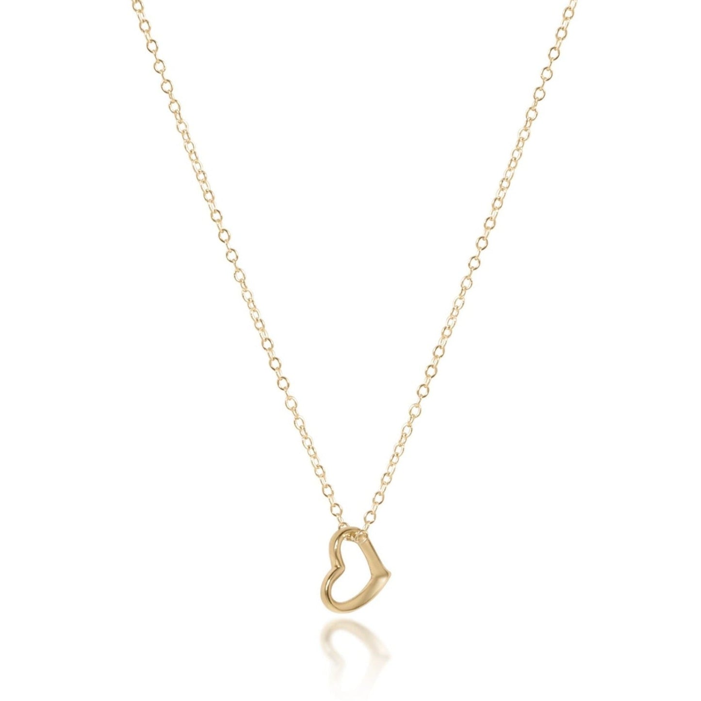 Enewton 16" Necklace- "Love" Small Gold Charm