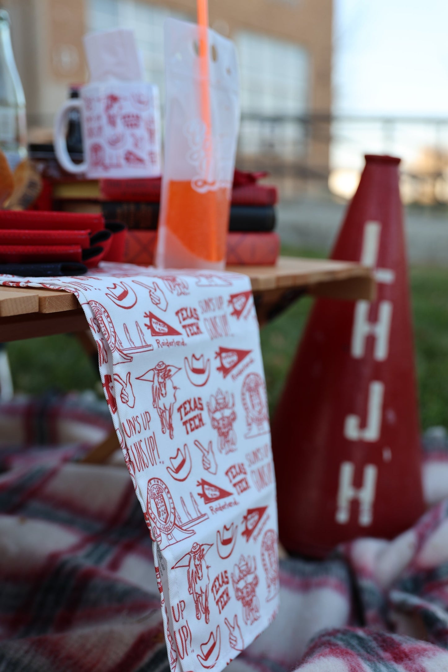 Victory Lap Kitchen Towel-Texas Tech