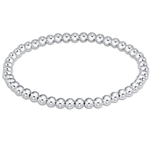 Enewton Extends “Classic” Silver 4mm Bead Bracelet-Silver