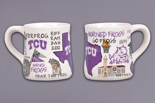 Magnolia Lane Icon Mug-Texas Christian University