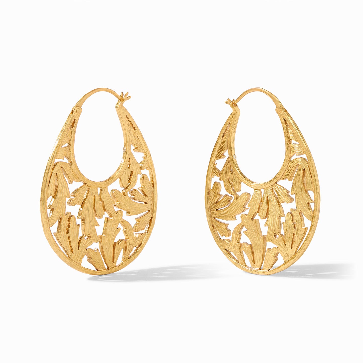 Julie Vos “Ivy” Statement Hoop-Gold