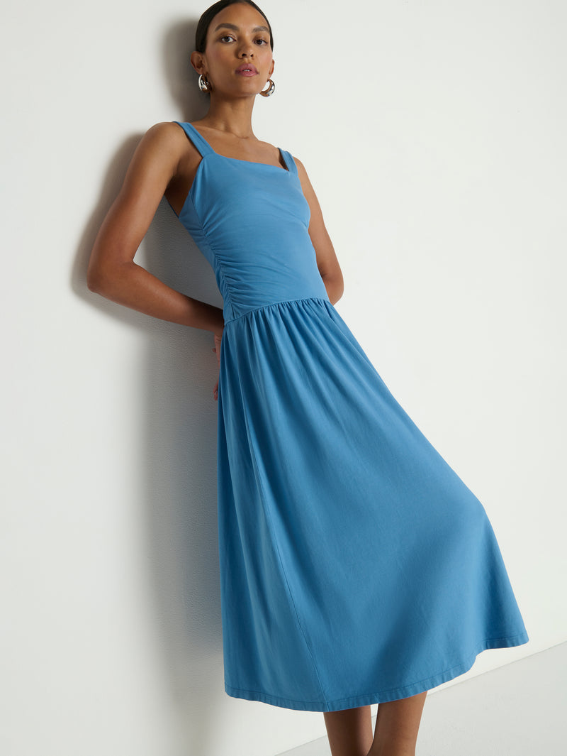 Nation LTD “Jennie” Midi Dress - Indigo