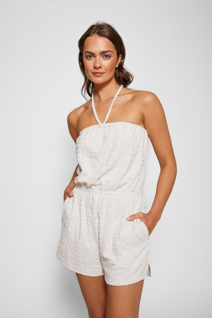 Koy Resort "Malibu" Romper-Sand
