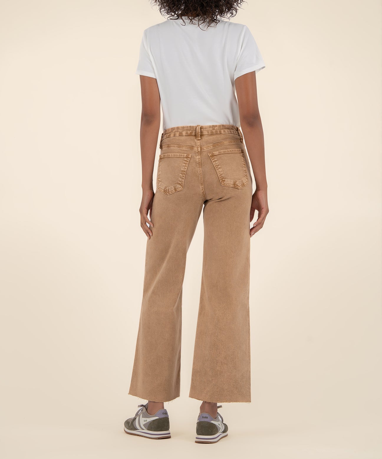 Kut from the Kloth "Meg" High Rise Wide Leg- Chestnut