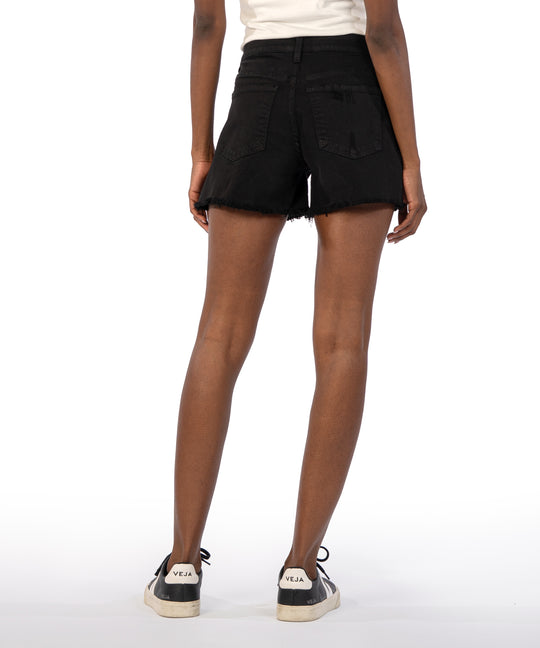 Kut from the Kloth "Jane" High Rise Long Short-Black