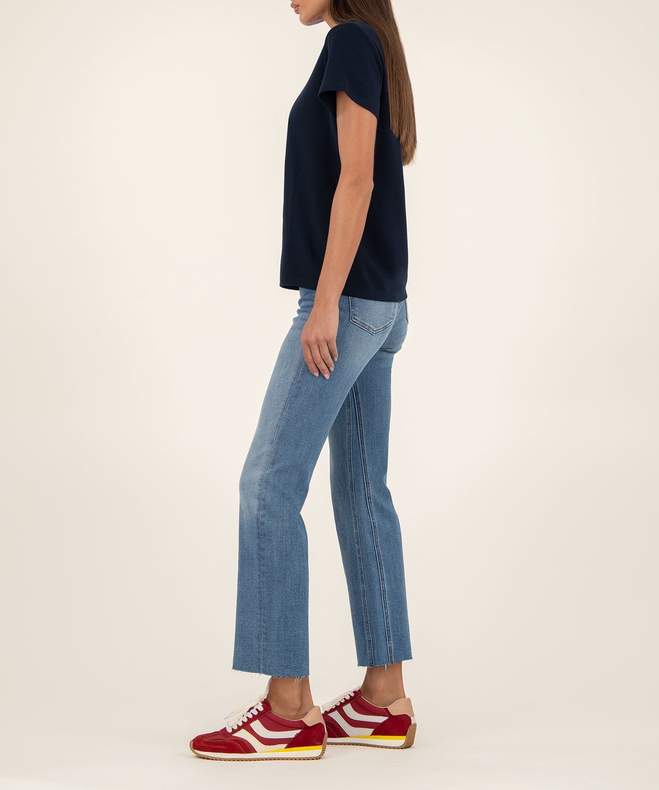 Kut from the Kloth "Remington" Relaxed Fit Tee-Navy